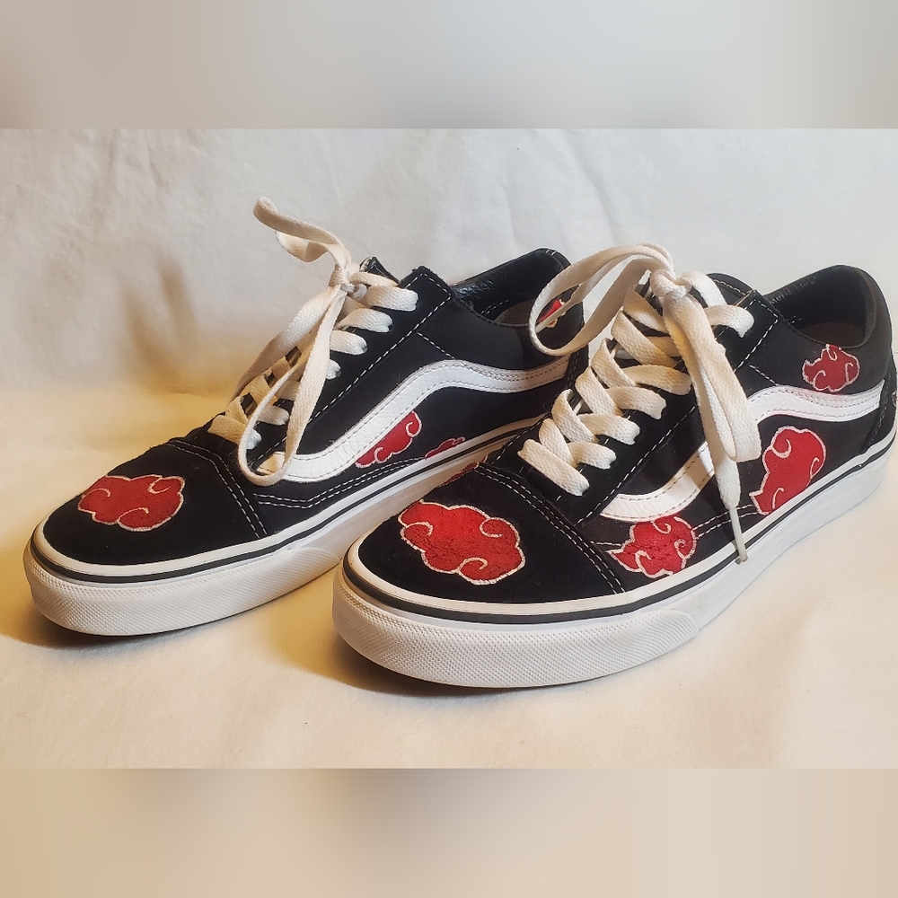 Vans Animé Naruto Clouds Custom Akatsuki Shoes